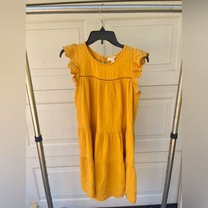 Girls yellow dress